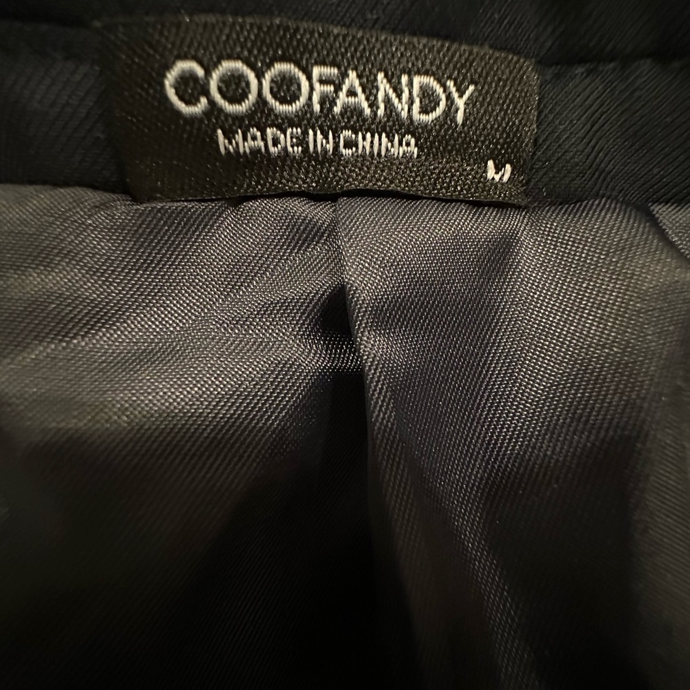 COOFANDY Mens Sport Coat Casual Blazer One Button Business Suit Jacket Size M - Picture 3 of 5